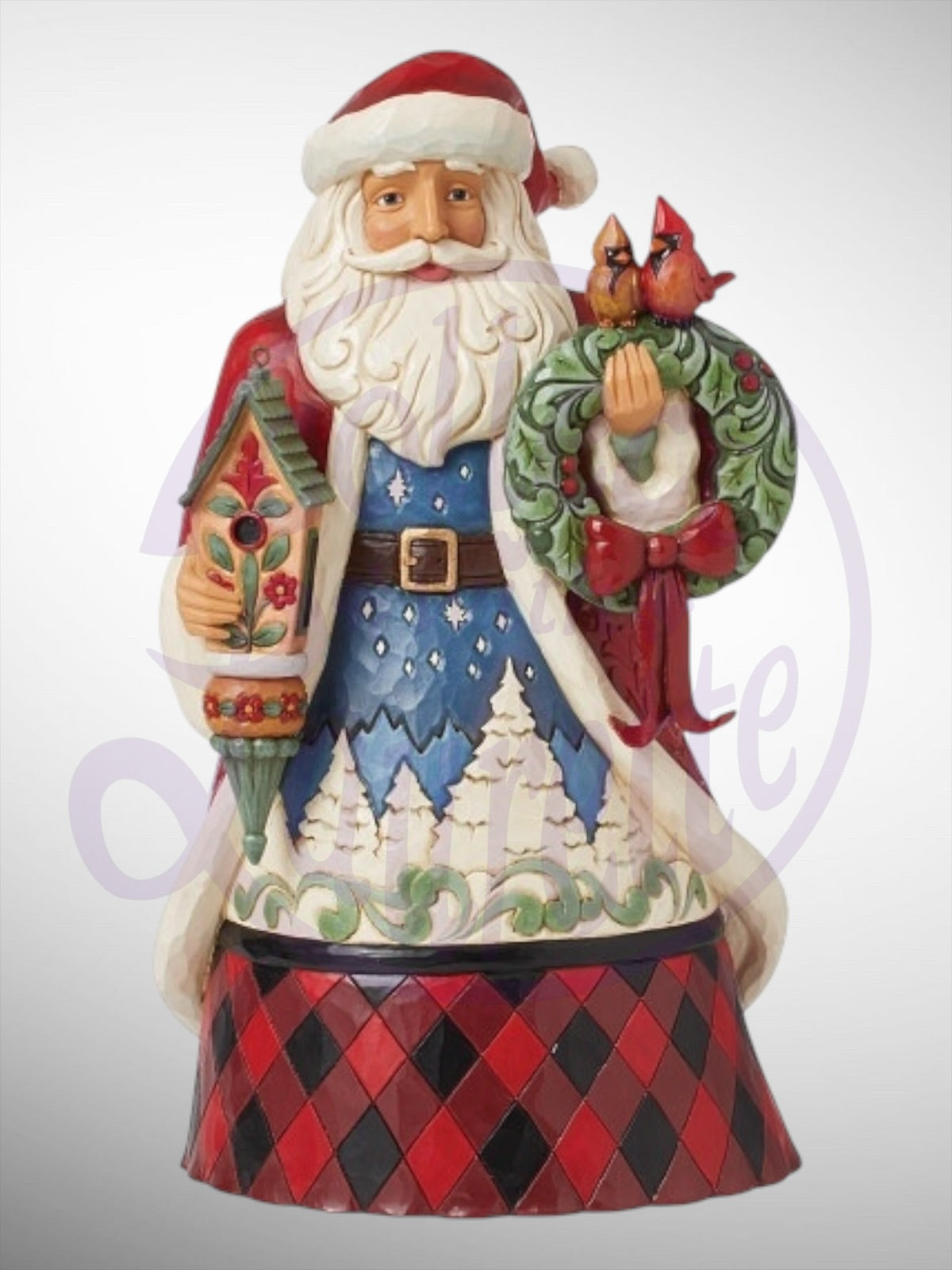 Jim Shore Heartwood Creek - Highland Glen Winter's Welcome Santa Figurine